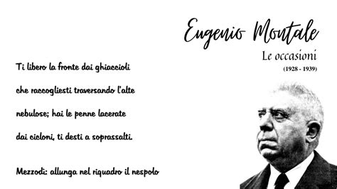 Poemas de Eugenio Montale 